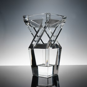 Baccarat Crystal Architecture Vase