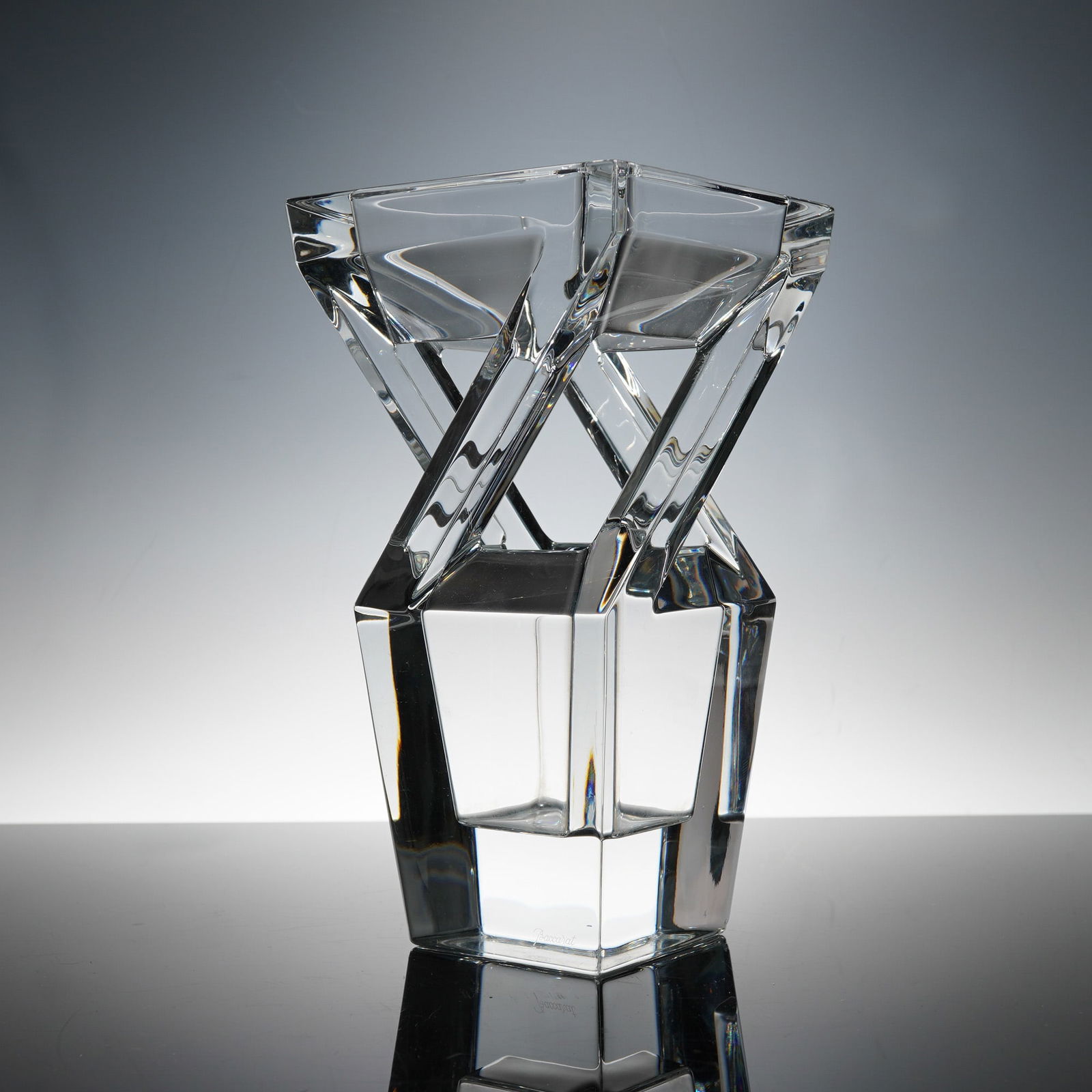 Baccarat Crystal Architecture Vase (1 of 5)