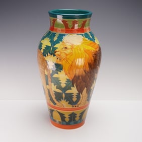 Dennis Chinaworks by Sally Tuffin Vase, Dandy Lion