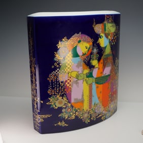 Rosenthal Bjorn Winblad Porcelain Floor Vase, 1001 Nacht