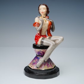 Kevin Francis/Peggy Davies Ceramics Figurine, Boudoir Girl