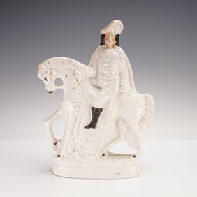 Staffordshire Figurine depicting Man on Horse
