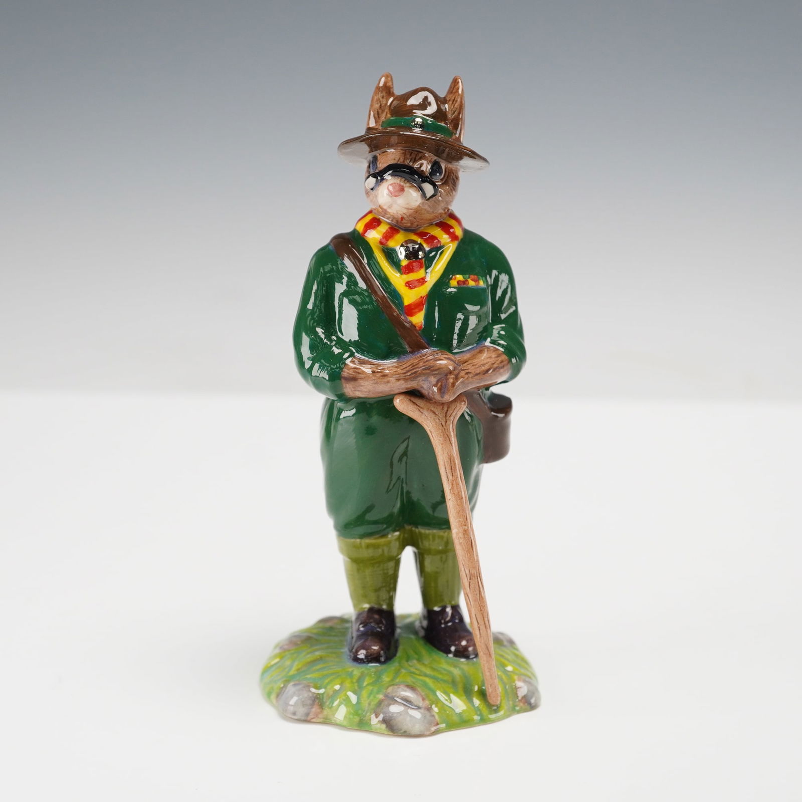 Royal Doulton Bunnykins Prototype Colorway Figurine, Scout Leader (1 of 3)