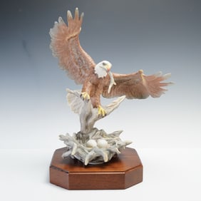 Boehm Porcelain Sculpture with Base, New Generation Eagle 40415