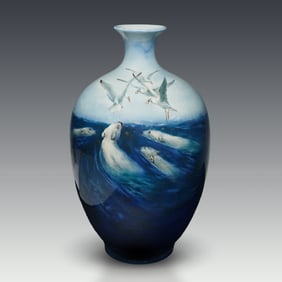 Royal Doulton by Harry Allen Titanian Ware Vase, Lord of the North