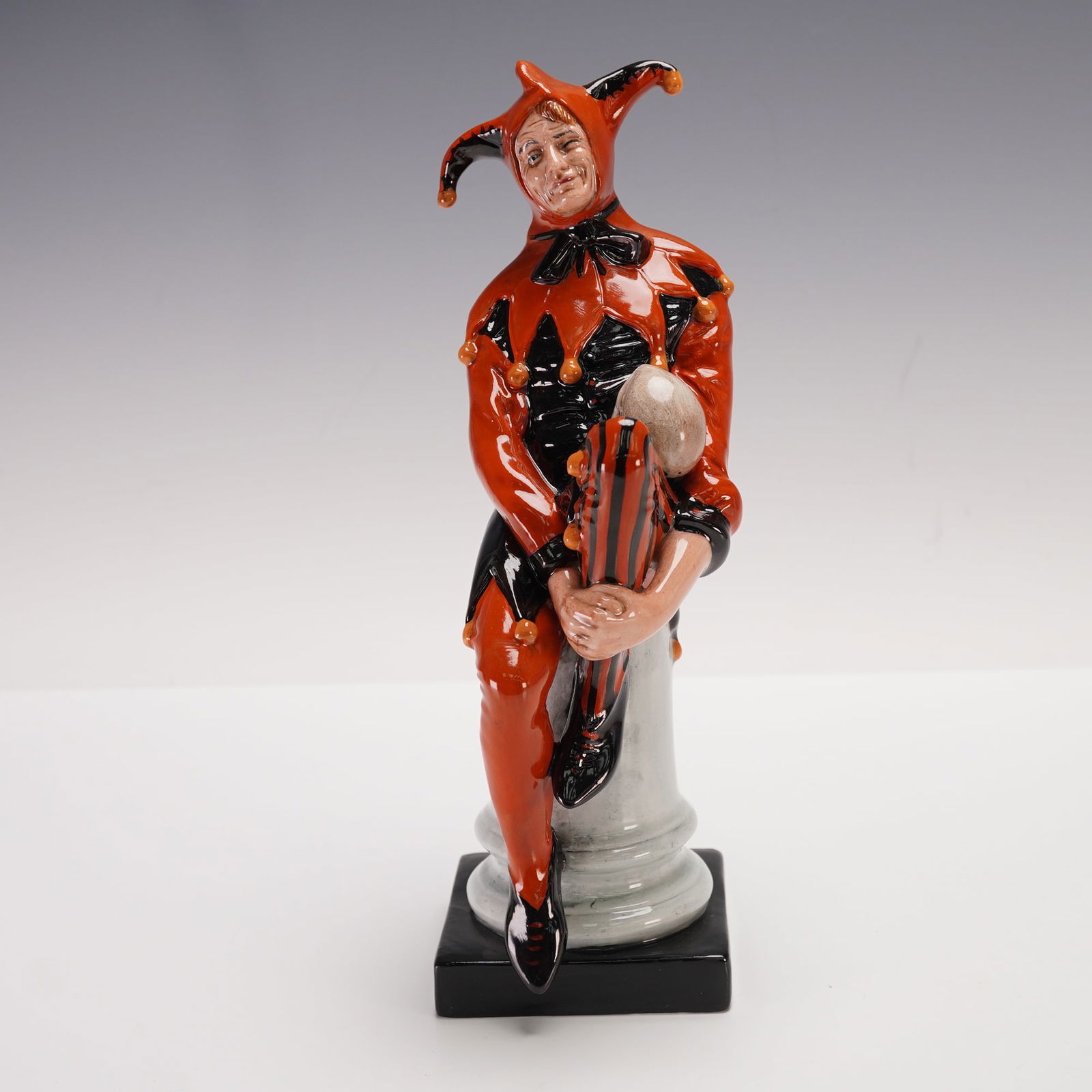 Royal Doulton Prototype Colorway Figurine, Jester (1 of 3)