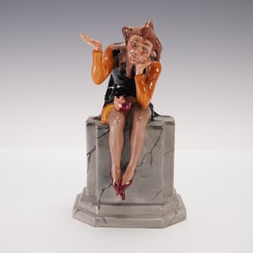 Carlton Ware Color Trial Character Series Figurine, The Jester