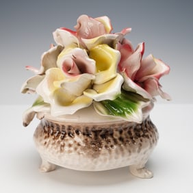 Capodimonte Roses of Romance Figurine