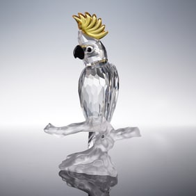 Swarovski Crystal Figurine, Cockatoo