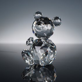 Swarovski Crystal Figurine, Large Bear