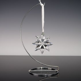 2pc Swarovski Crystal Tree Ornament with Stand, 2013 Christmas