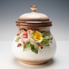 Nuova Capodimonte Floral Jar