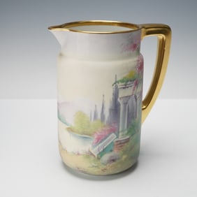 Pickard by Franz Vobornik Porcelain Landscape Pitcher