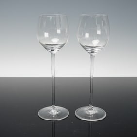 Pair of Riedel Crystal Sherry Glasses
