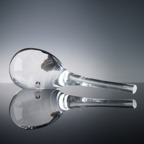 Sasaki Crystal Paperweight, Golf Club