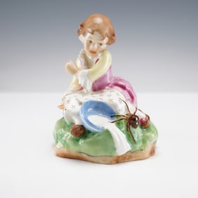 Royal Worcester Figurine, Little Miss Muffet 3301