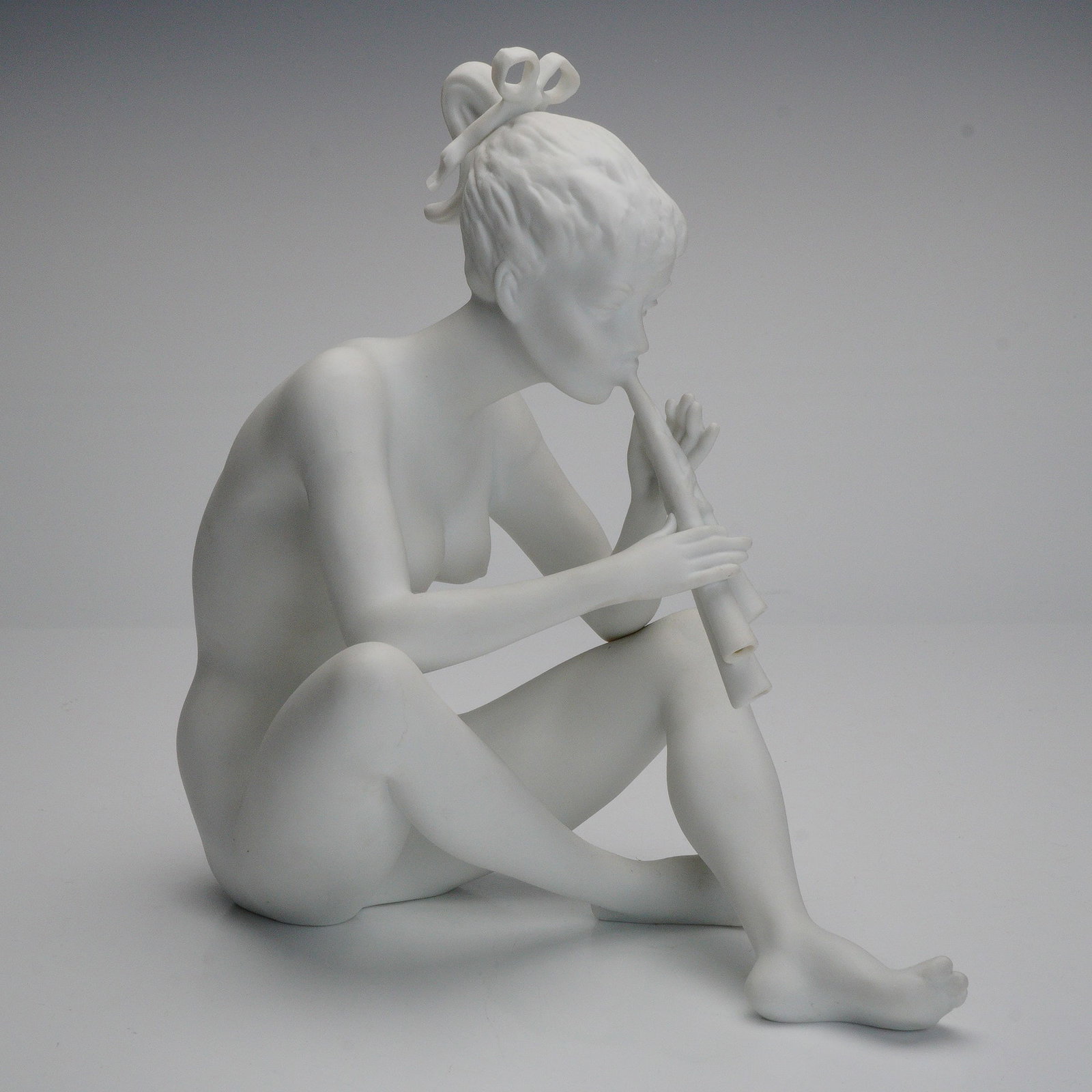 Kaiser Bisque Porcelain Figurine, Flutist, 385 (1 of 6)