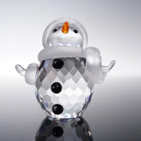 Swarovski Crystal Figurine, Snowman
