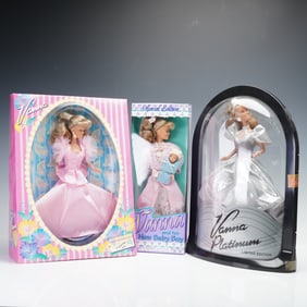 3pc Collection of Vanna White Dolls