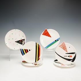 6pc Kato Kogei for Fujimori Collection Salad Plates, Alpha 3