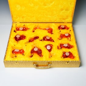 Napoleon XO Brandy 12 -100ml Animal Shaped Bottles, Chinese Zodiac