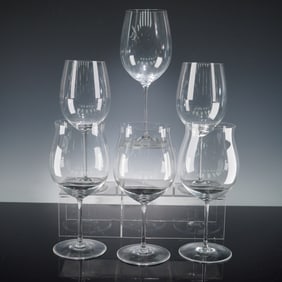 6pc Riedel Crystal Sommeliers Wine Glass Set, Burgundy Grand Cru & Bordeaux
