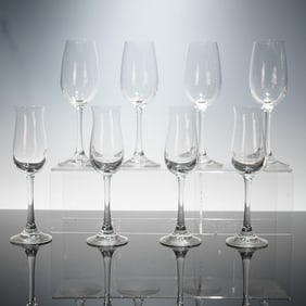 8pc Rosenthal Di Vino Glasses, Bordeaux & Grappa