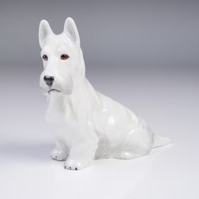 Royal Worcester Bone China Figurine, Scottish Terrier 3029