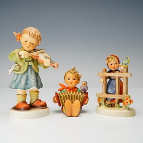 3pc Goebel Hummel Porcelain Figurines