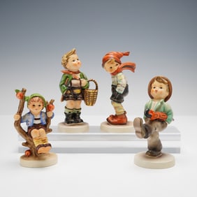 4pc Goebel Hummel Porcelain Figurines