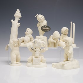 7pc Department 56 Snowbabies Figurines