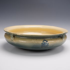 Roseville Pottery Holland Line Bowl with Dutch Figures