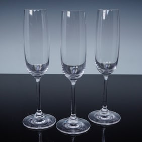 3pc Waterford Champagne Flutes, Marquis