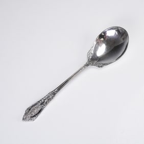 Wallace Rose Point Sterling Silver Sugar Spoon