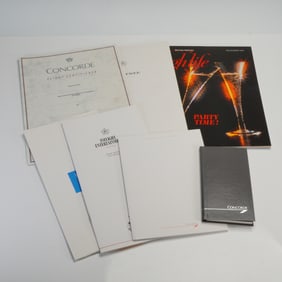 British Airways Concorde Flight Presentation Folder