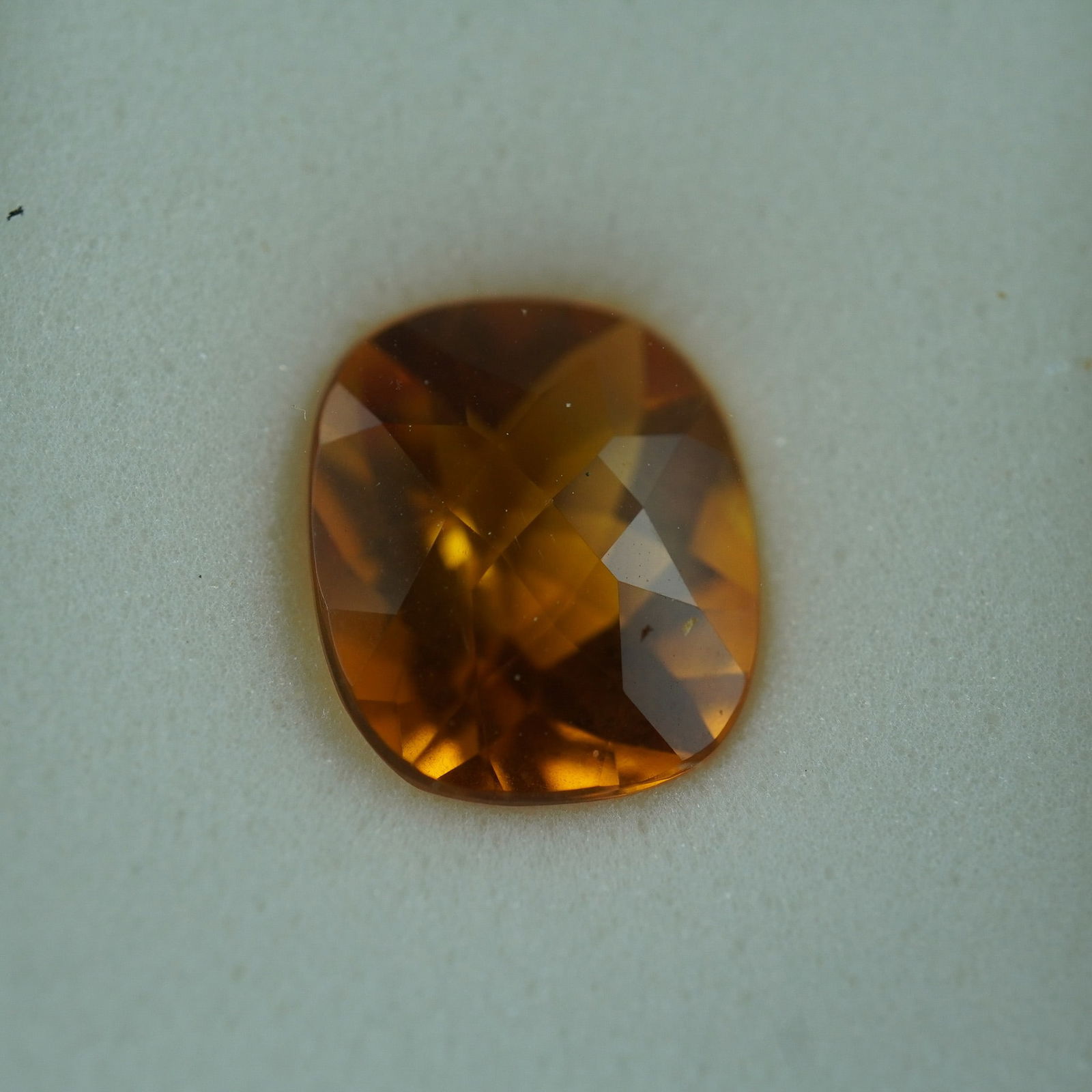 4.60 CT Citrine Cushion Cut Gemstone (1 of 2)