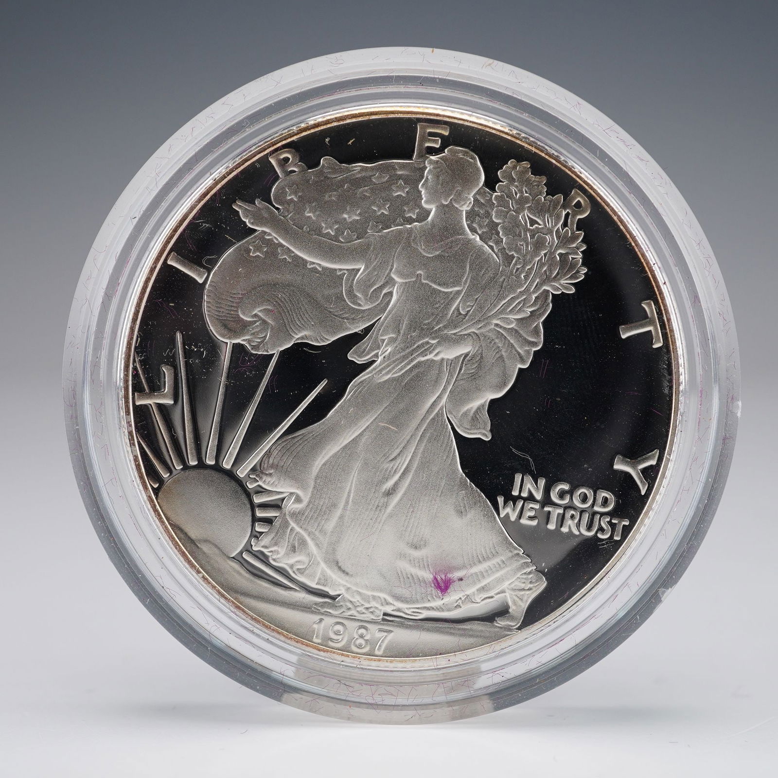1987-S American 1oz Silver Eagle Proof Coin OGP (1 of 4)