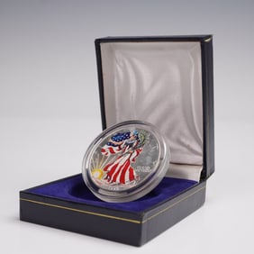 1999 American Silver Eagle Colorized Dollar