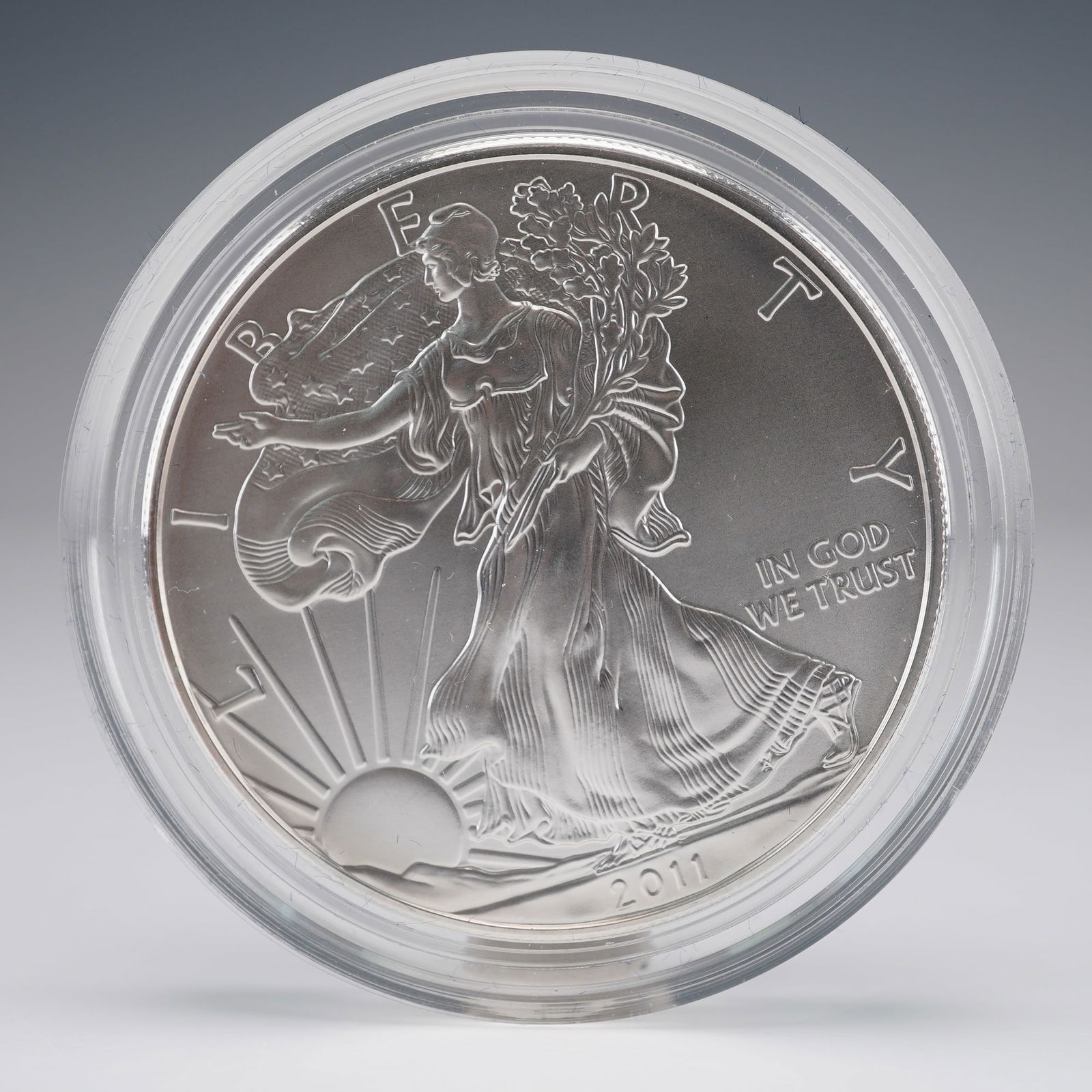 2011-W American Silver Eagle Dollar Uncirculated Coin (1 of 3)