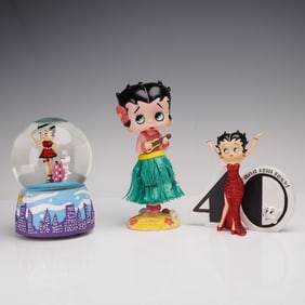 3pc Westland Giftware Betty Boop Collectibles