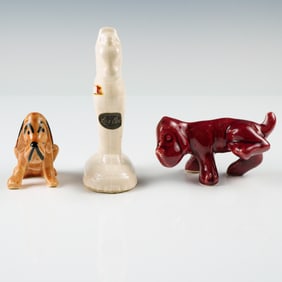 Vintage Ceramic Figurines, Horse And Dogs