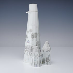 3pc Rosenthal by Tapio Wirkkala & Rut Bryk Porcelain Cruet Set, Winterreise