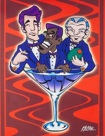 Kacak, Limited Edition Giclee on Canvas, The Rat Pack, Signed