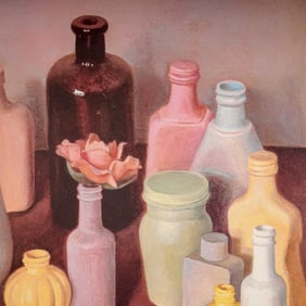 Tomar Levine, Lithograph on Paper, Bottle Still Life, Signed & Numbered