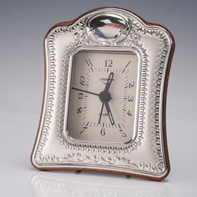 Loengrin Silver-Plated Desk Clock