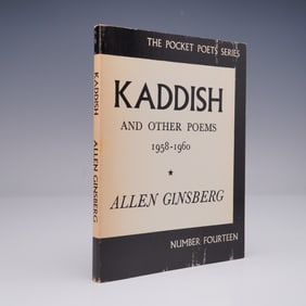 Allen Ginsberg Softcover Book, Kaddish and Other Poems 1958-1960