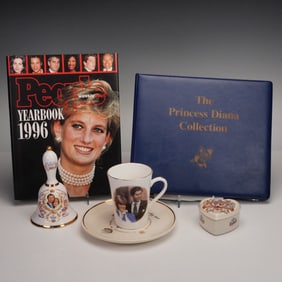 6pc Princess Diana Memorabilia Set