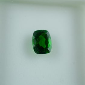 1.39 CT Chrome Diopside Cushion Cut Gemstone
