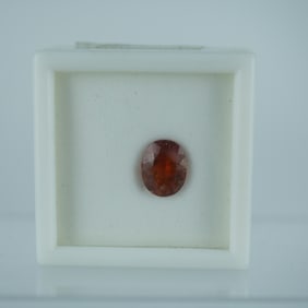 2.89 CT Sri Lankan Hessonite Oval Cut Gemstone
