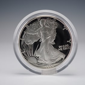 1988-S American Eagle One Ounce Proof Silver Dollar